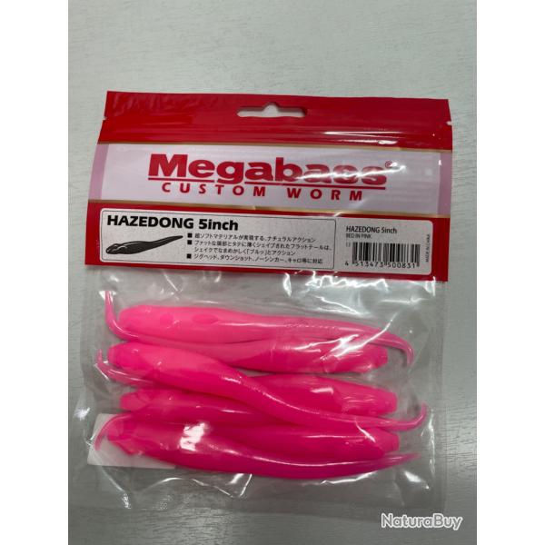 !! OPE -70%!! LEURRE MEGABASS HAZEDONG 5inch col BED IN PINK