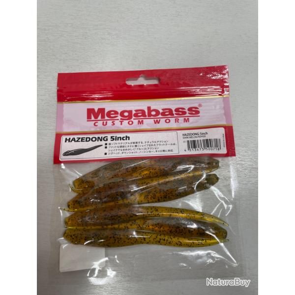 !! OPE -70%!! LEURRE MEGABASS HAZEDONG 5inch col DARK MELON PEPPER