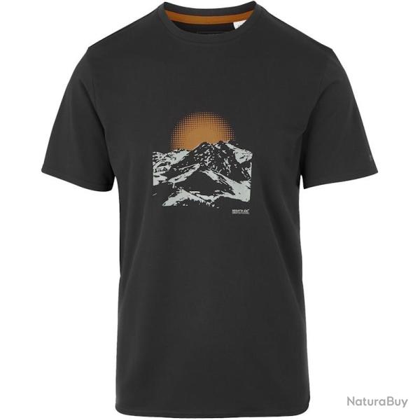 T shirt Regatta Fingal Stretch noir