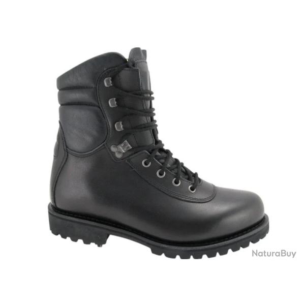Rangers Commando Police noires montantes. cuir imperm�able et confort renforc�