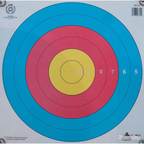 Blason Avalon 80 zones 5 � 10 - World Archery