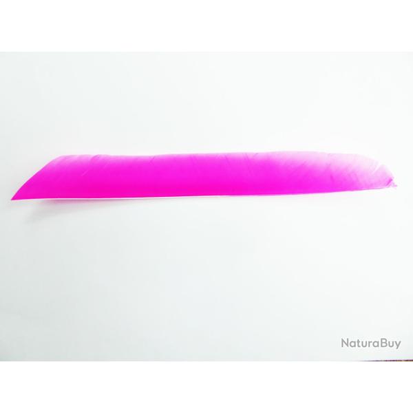 Bearpaw- Plume naturelle enti�re 10" Fuchsia