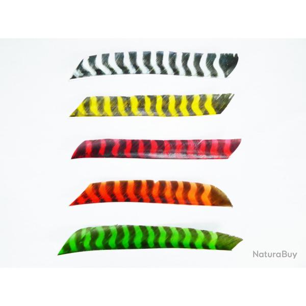 Trueflight - Plume naturelle enti�re 10" Barred Grey tiger