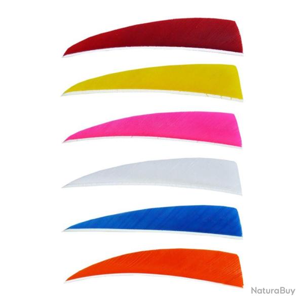 Bearpaw - Plume naturelle Shield 3" Solid Rouge