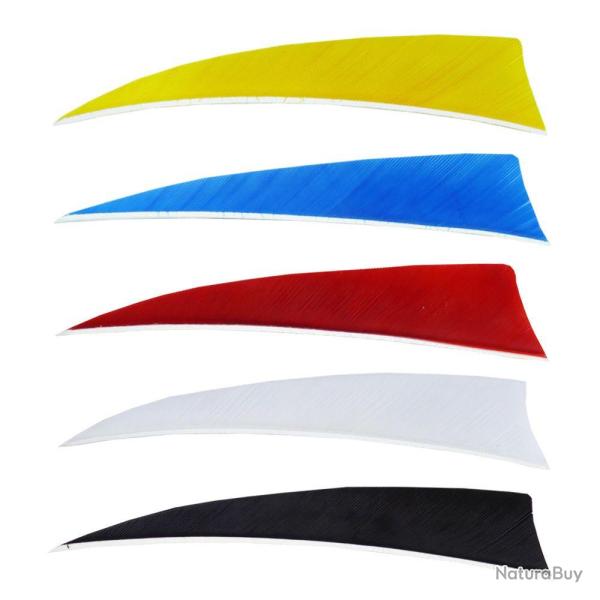 Bearpaw - Plume naturelle Shield 4" Solid Blanc