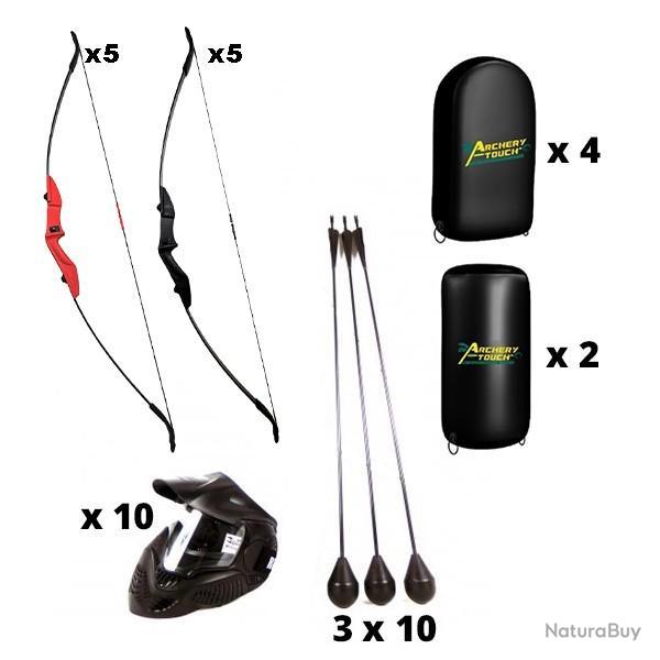 Kit Archery Tag ZEN - 10 joueurs pour combats arcs et flches en mousse
