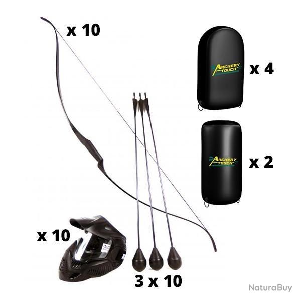 Kit Archery Tag 10 joueurs pour combats arcs et flches en mousse