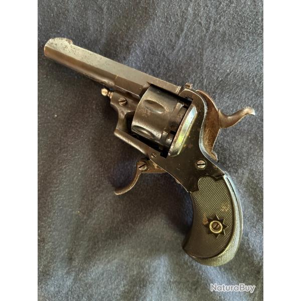 REVOLVER  7mm a broche New English Pattern Pin Fire