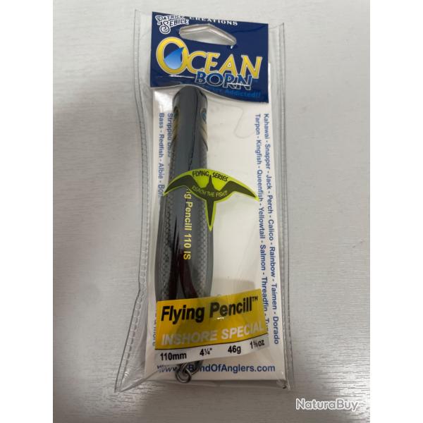 !! OPE -70% !! LEURRE OC�AN BORN FLYING PENCILL COL BKS