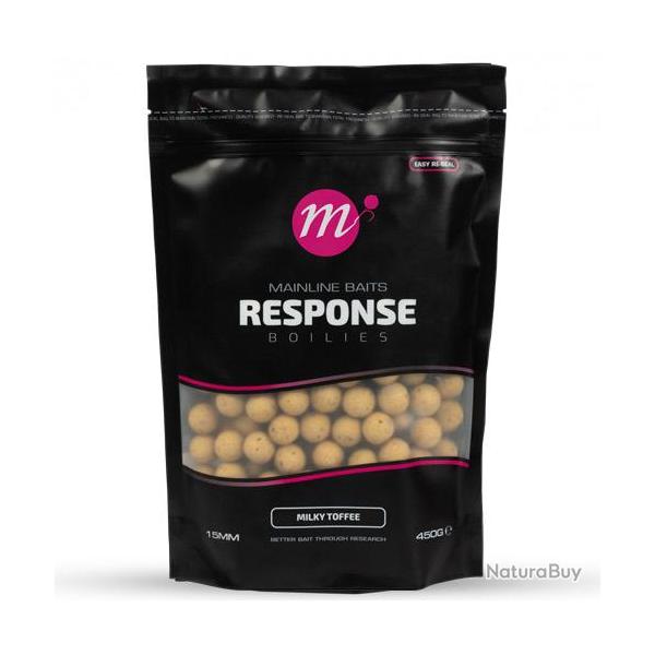 Bouillettes Mainline Response Milky Toffee 15mm 450g