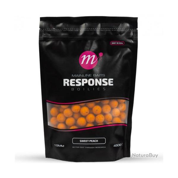 Bouillettes Mainline Response Sweet Peach 15mm 450g