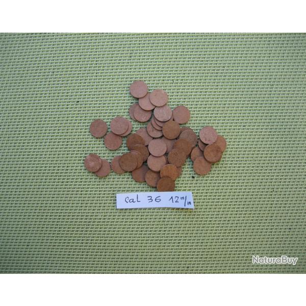 Rares...  cartons  glac�s  cal  36  (12 mm)