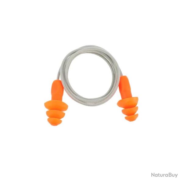 Bouchons d'oreille en TPE avec �tui - 50 paires