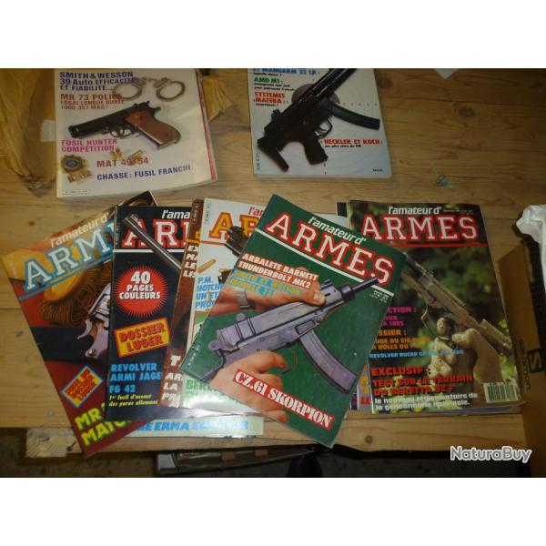 Lot de 31 revues "l'amateur d'armes