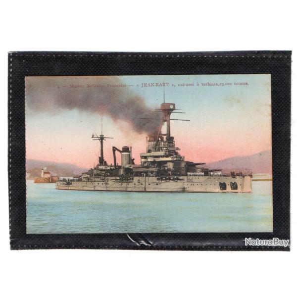 CPA - Marine Militaire Fran�aise  - " JEAN- BART" Cuirasse a turbines,23.000 tonne  N�3555