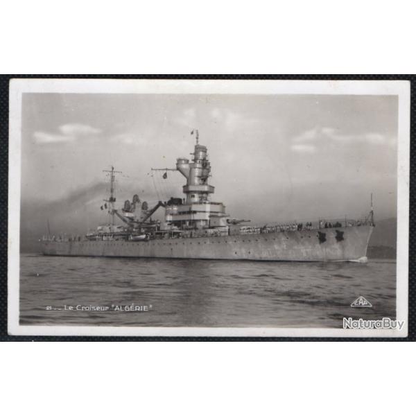 CPA - Marine Militaire -ST..Croiseur " ALGERIE "  N�3564