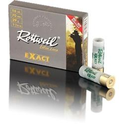 Boite munition cal 16/67 Rottweil Exact extra line balle 1/32 Oz 29G x10