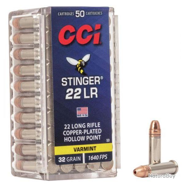 Boite munition CCI Stinger Varmint 22LR