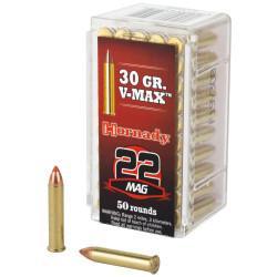 Boite munition Hornady 22Magnum V-Max x50