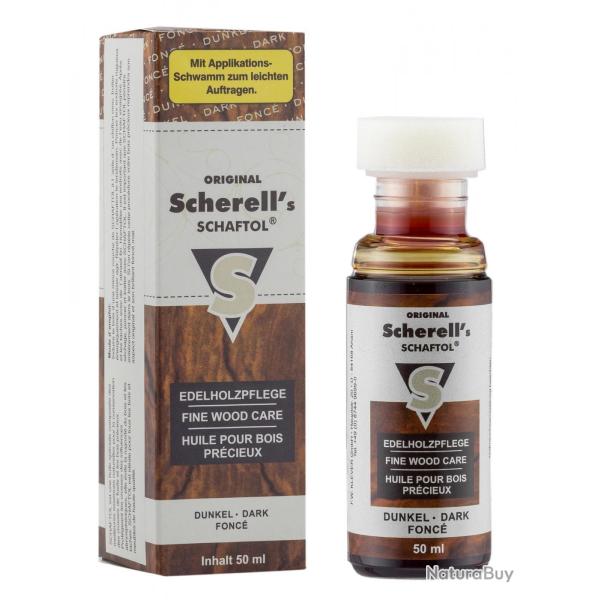 Huile pour bois pr&eacute;cieux Scherell's Schaftol 50ML Dark