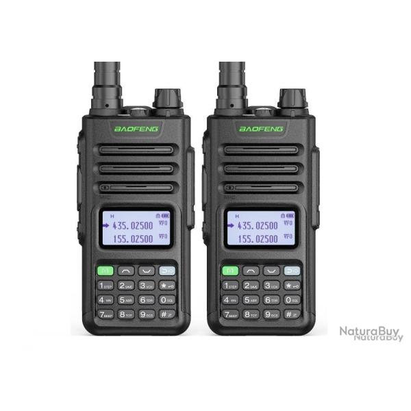 2x TALKIES-WALKIES BAOFENG UV-13 PRO V2 - NOIR - LIVRAISON GRATUITE