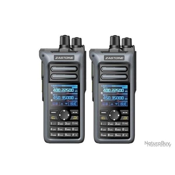 2x TALKIES-WALKIES ZASTONE M10 - NOIR - LIVRAISON GRATUITE