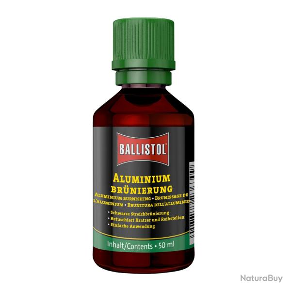 Produit de brunissage Ballistol pour aluminium 50 ml