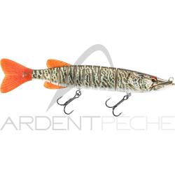 Poisson nageur BIWAA Swimpike Coulant 75g 22 Tiger musky