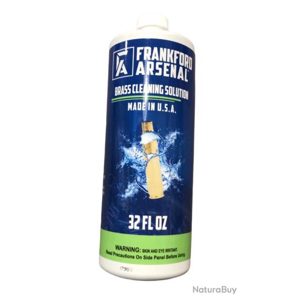 FRANKFORD ARSENAL - solution de nettoyage d'etuits ultrason - BRASS CLEANING SOLUTION - 0.946L