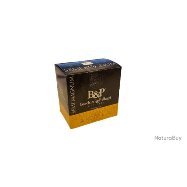 Cartouches cal 20/70 B&P semi magnum 2 20/70