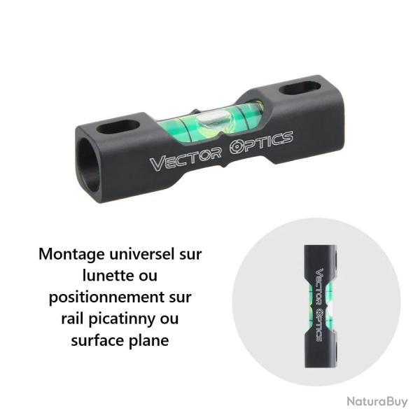 Niveau � bulle tactique Vector optics pour montage sur lunette de tir