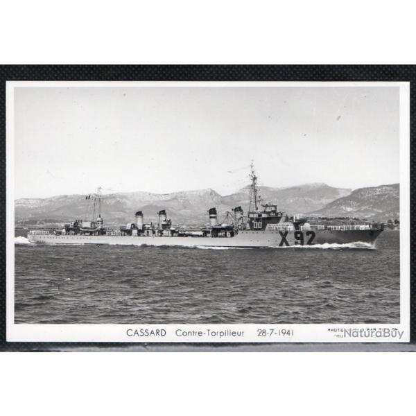 CPA - Marine Militaire - CASSARD CONTRE-TORPILLEUR 28-7-1941 N�3576
