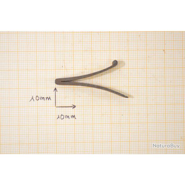 Ressort en V de platine / d�tente / gachette. Restauration arme ancienne, pistolet fusil (C)