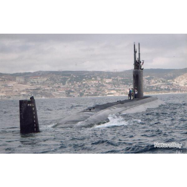 PHOTO - MARINE DE GUERRE  - SSN 723 - ALBANY " Marseille " Sous - Marin  7-102008 - N�7013