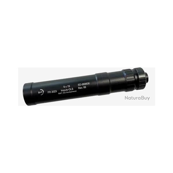 SILENCIEUX B&T IMPULS-OLS 9X19 - 13.5x100LH ou 1/2x28 M 13.5x1L