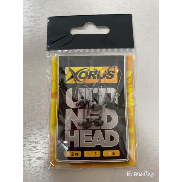 !! OPE -70%!! T�TE PLOMB�E XORUS ULTI NED HEAD 2gr col DARK green