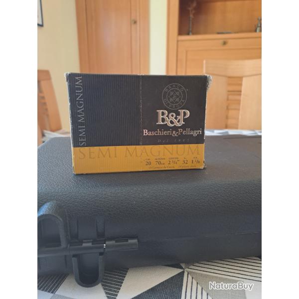A VENDRE CARTOUCHES CALIBRE 20 B ET P SEMI MAGNUM