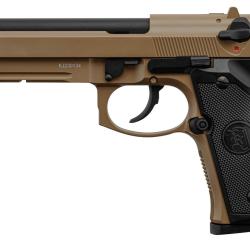 R&eacute;plique airsoft KJ Works M9-A1 full m&eacute;tal Gaz KJ Works M9A1 - TAN