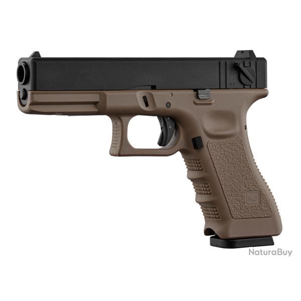 R�plique airsoft KJ Works KP-18 full auto gaz metal slide KP-18 full auto - Noir