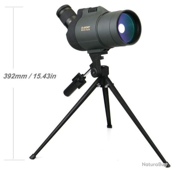Longue Vue SV41 MC25-75x70 Tr�pied *Ench�re* Zoom Prisme BK4 MAK Usage Terrestre Astronomique Chasse