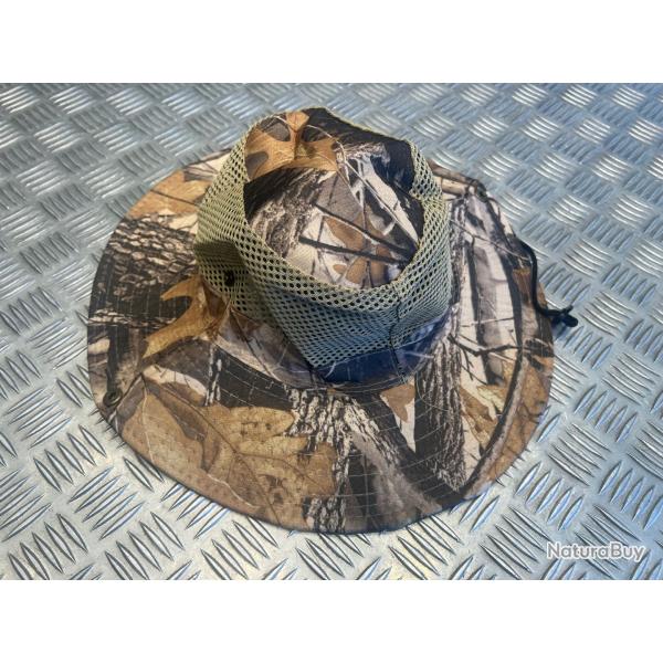 Chapeau camouflage protection solaire maille respirante militaire peche randonne chasse camping