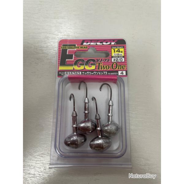 !! OPE -70%!! TTE PLOMBE DECOY EGG TWO ONE 14gr 2/0