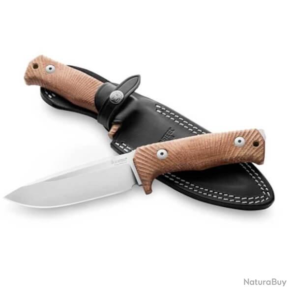 T5.CVN Couteau fixe Lionsteel "T5" micarta naturel