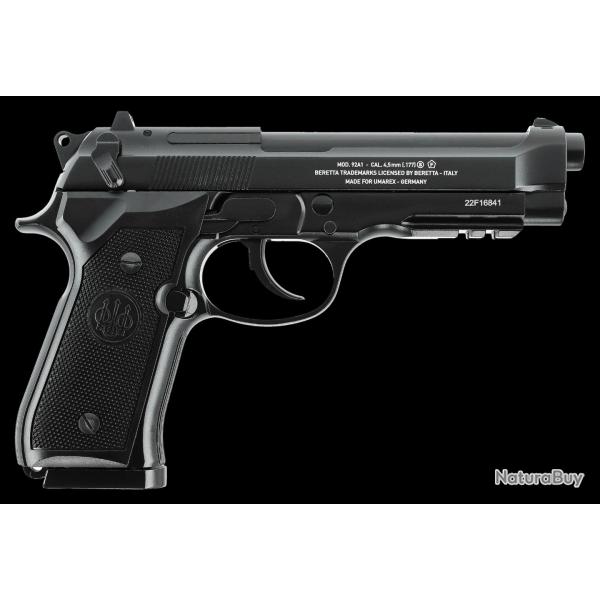 Pistolet Beretta MP92 A1 full auto cal.4,5mm 3joules Co2