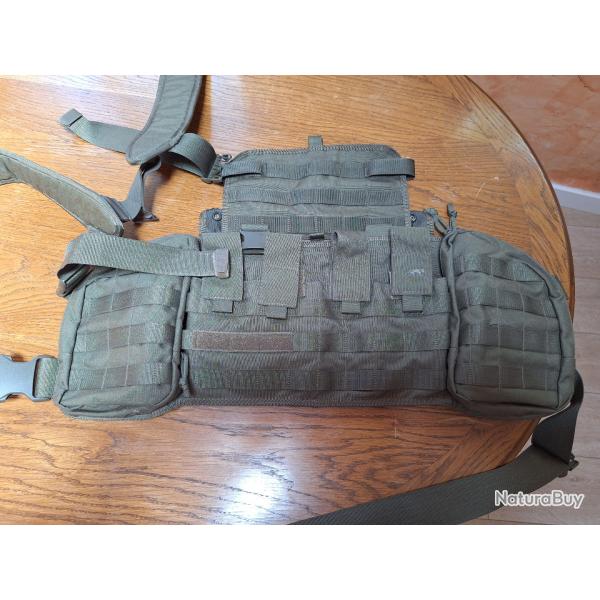 Chest rig MK2 gilet de combat Tasmanian Tiger vert OD