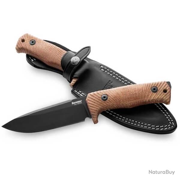 T5B.CVN Couteau fixe Lionsteel "T5" micarta naturel