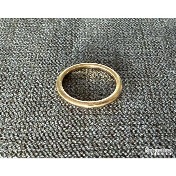 Petit anneau or jaune18 carats - taille 46 - bague - alliance