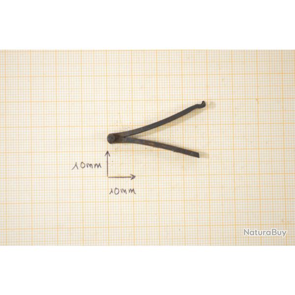 Ressort en V de platine / d�tente / gachette. Restauration arme ancienne pistolet revolver fusil (U)