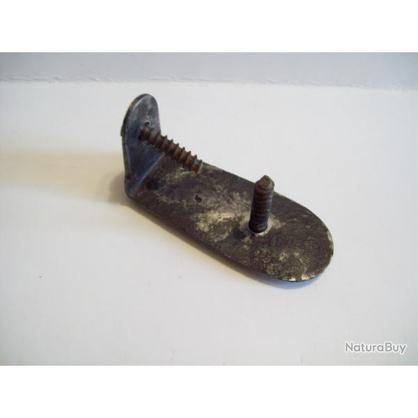 plaque de couche et ses 2 vis d'origine de fusil 1777/1822/1816/1842.....