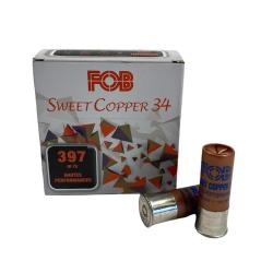 Boite de cartouche cal 12/70 N&deg;4 FOB Sweet Copper 34 x25